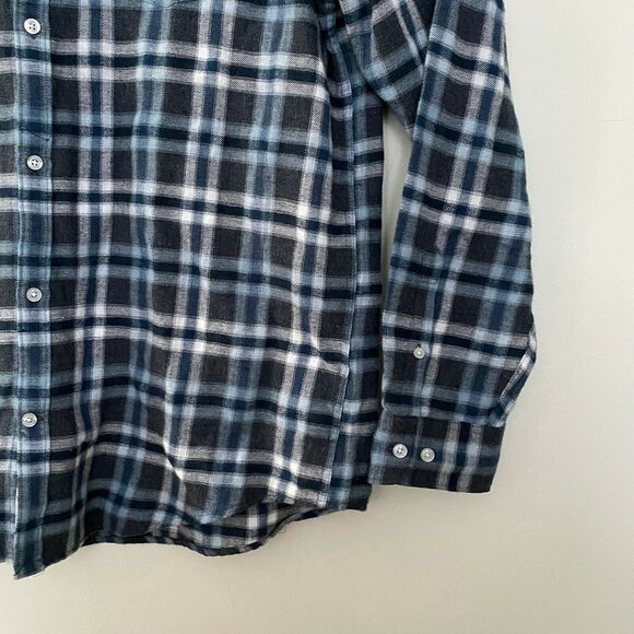 Original Penguin Mens Heathered Trim Fit Flannel Shirt Long Sleeve XXL - Picture 4 of 9